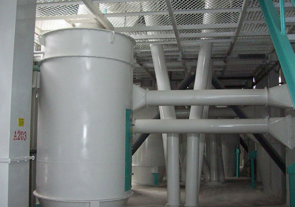 天津王經(jīng)理定購的面粉廠旋風(fēng)除塵器、布袋除塵器已發(fā)貨